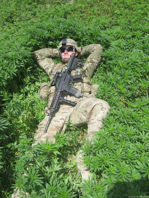 Smoke W.E.E.D No P.T.S.D  Stoner Soldier