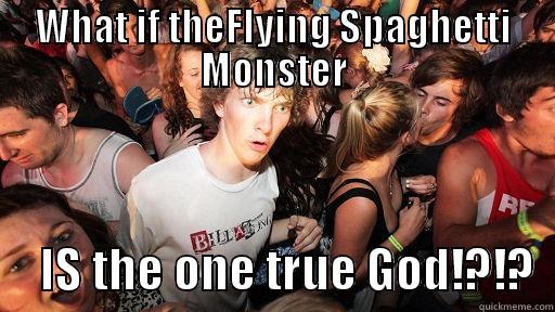 FSM Realization  - WHAT IF THEFLYING SPAGHETTI MONSTER      IS THE ONE TRUE GOD!?!?  Sudden Clarity Clarence