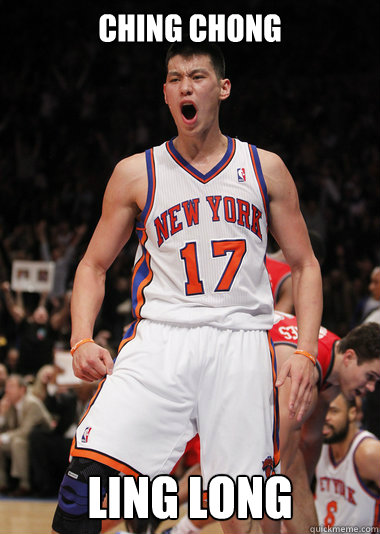 CHING CHONG LING LONG - CHING CHONG LING LONG  Angry Jeremy Lin