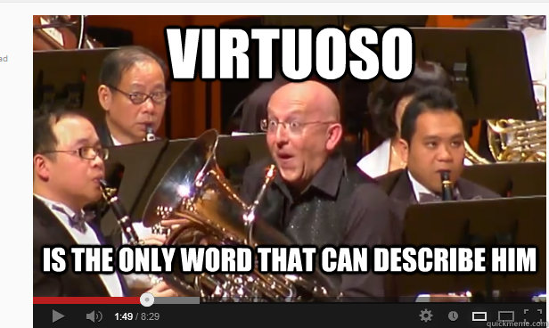 virtuoso is the only word that can describe him  