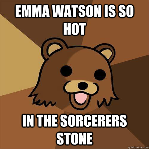 Emma Watson is so hot In The Sorcerers stone  Pedobear