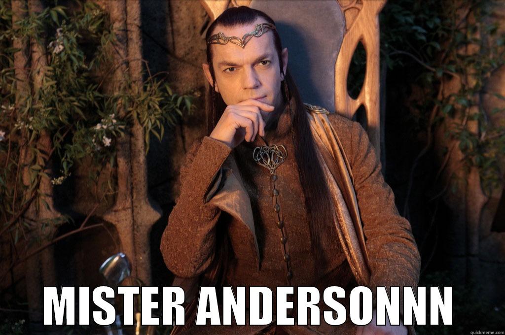 Pondering Elrond -  MISTER ANDERSONNN Misc