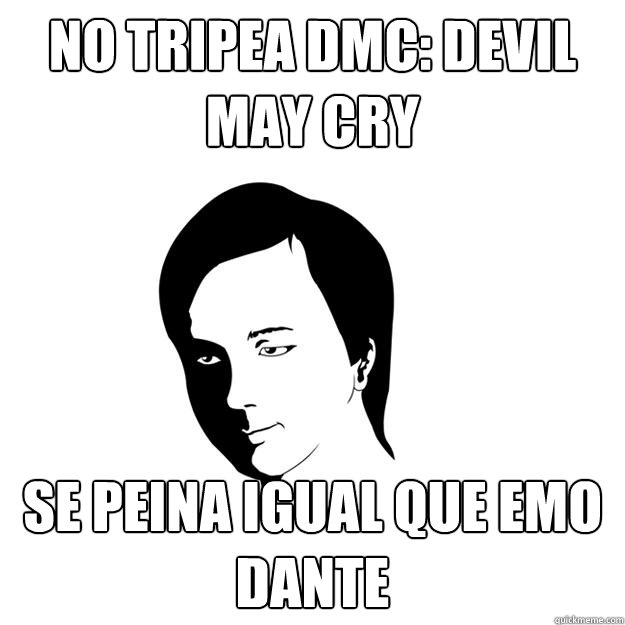 NO TRIPEA DMC: DEVIL MAY CRY SE PEINA IGUAL QUE EMO DANTE  