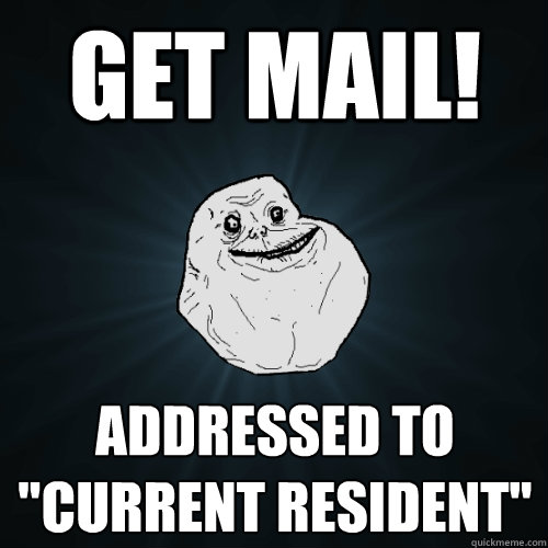 get mail! addressed to 