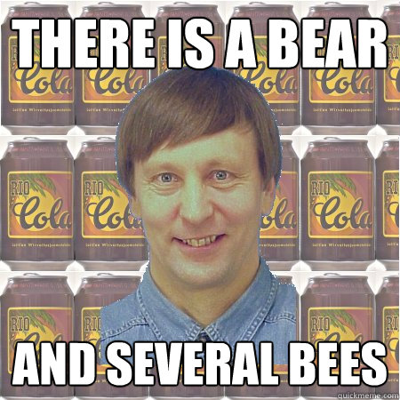 There is a bear And several bees - There is a bear And several bees  Advice Kerola