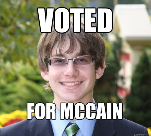 voted for mccain  