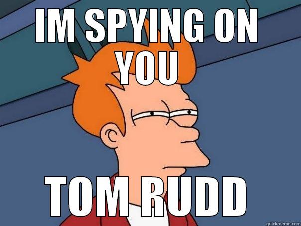 UEWDIENMDEWDNE FKJ - IM SPYING ON YOU TOM RUDD Futurama Fry