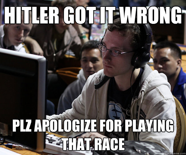 Hitler got it wrong Plz apologize for playing that race  