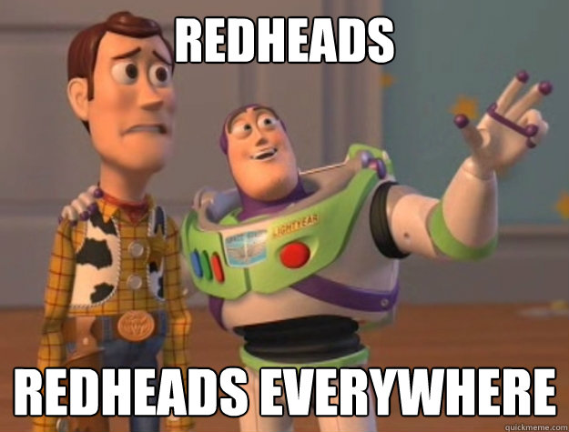 REDHEADS REDHEADS EVERYWHERE  Toy Story