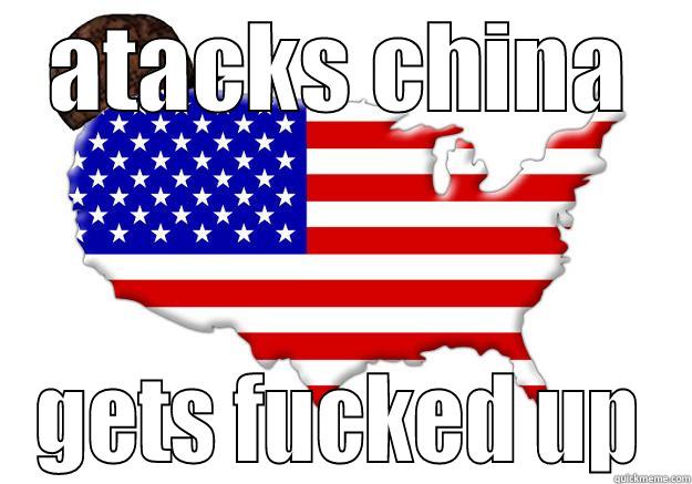 ATACKS CHINA GETS FUCKED UP Scumbag america