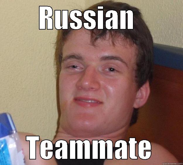 RUSSIAN  TEAMMATE 10 Guy