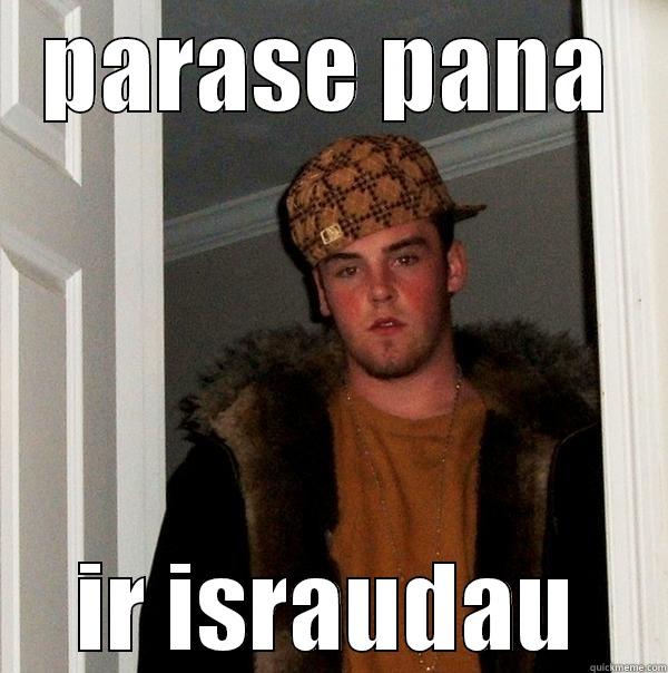 PARASE PANA IR ISRAUDAU Scumbag Steve