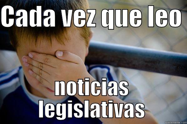 CADA VEZ QUE LEO  NOTICIAS LEGISLATIVAS Confession kid