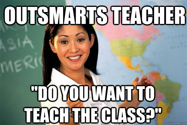 outsmarts teacher 