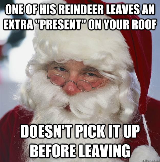 one of his reindeer leaves an extra 