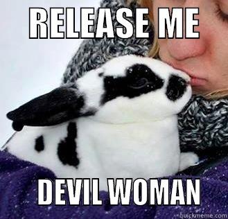 TRAPPED BUNNY -     RELEASE ME          DEVIL WOMAN   Misc