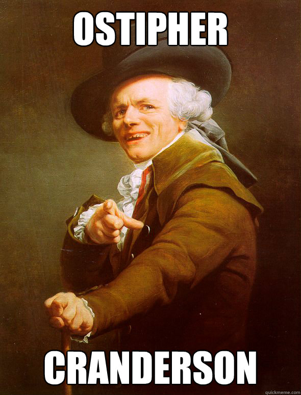 OSTIPHER CRANDERSON  Joseph Ducreux