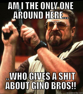 Gino Brothers - AM I THE ONLY ONE AROUND HERE... ..WHO GIVES A SHIT ABOUT GINO BROS!! Misc