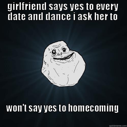 forever sad - GIRLFRIEND SAYS YES TO EVERY DATE AND DANCE I ASK HER TO WON'T SAY YES TO HOMECOMING                                                          Forever Alone