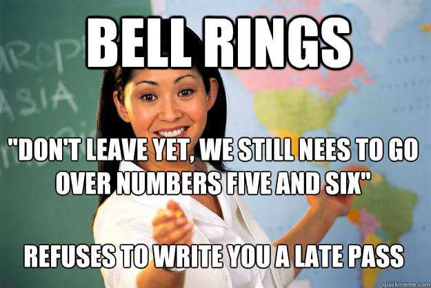 Bell rings 