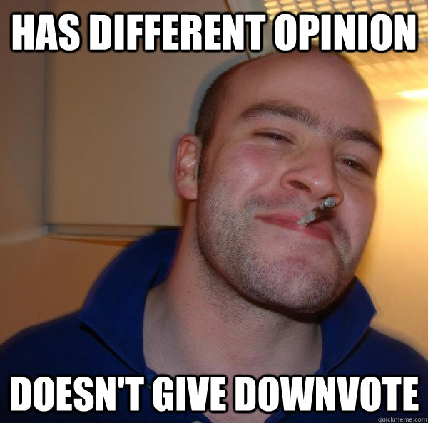 has different opinion doesn't give downvote - has different opinion doesn't give downvote  Misc