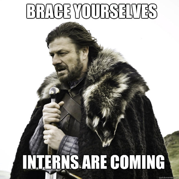 BRACE YOURSELVES INTERNS ARE COMING - BRACE YOURSELVES INTERNS ARE COMING  Misc