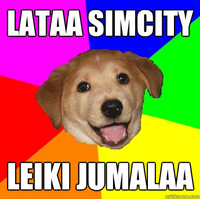 Lataa SimCity Leiki Jumalaa  Advice Dog