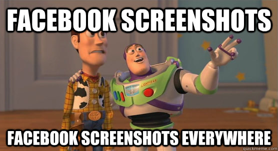 Facebook screenshots Facebook screenshots everywhere - Facebook screenshots Facebook screenshots everywhere  Toy Story Everywhere