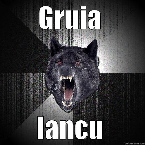 GRUIA IANCU Insanity Wolf