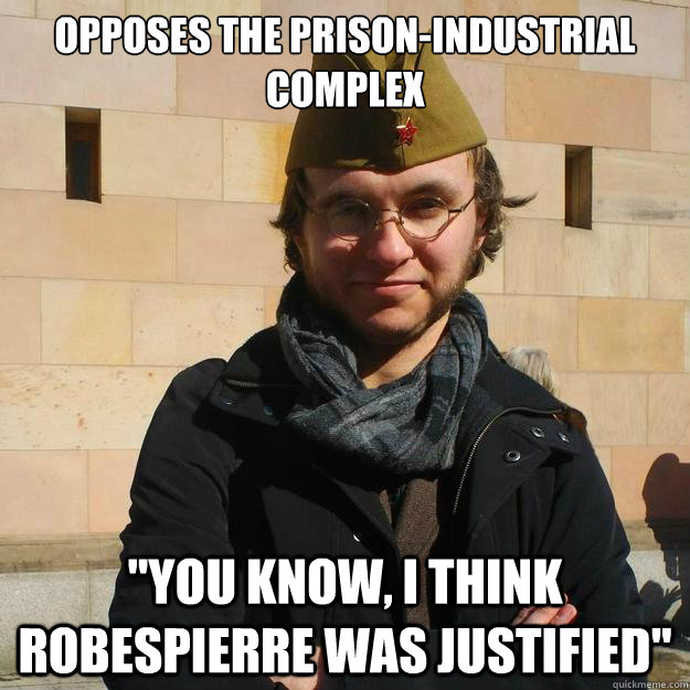 OPPOSES THE PRISON-INDUSTRIAL COMPLEX 