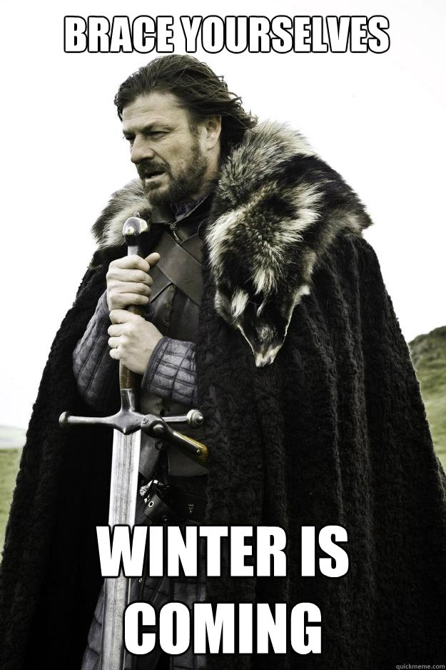 Brace Yourselves Winter is coming  Winter is coming