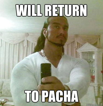 will return to pacha  Guido Jesus