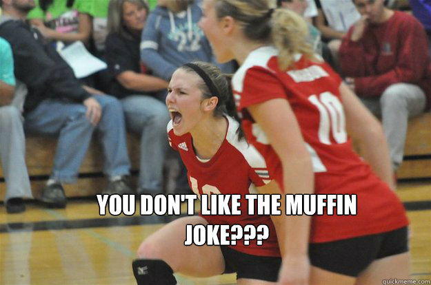 You don't like the muffin joke??? - You don't like the muffin joke???  muffin joke