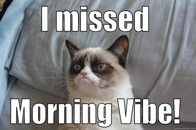 I MISSED MORNING VIBE! Grumpy Cat