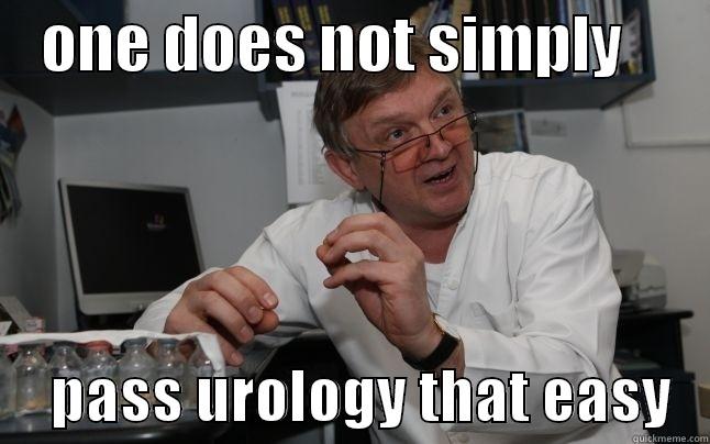    ONE DOES NOT SIMPLY             PASS UROLOGY THAT EASY   Misc