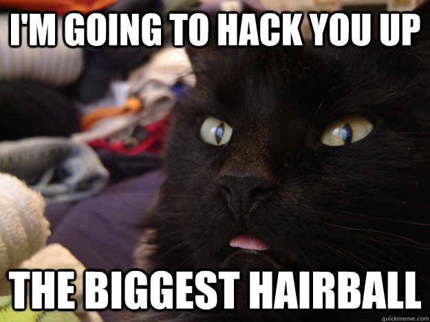 I'm going to hack You Up The Biggest hairball - I'm going to hack You Up The Biggest hairball  Misc