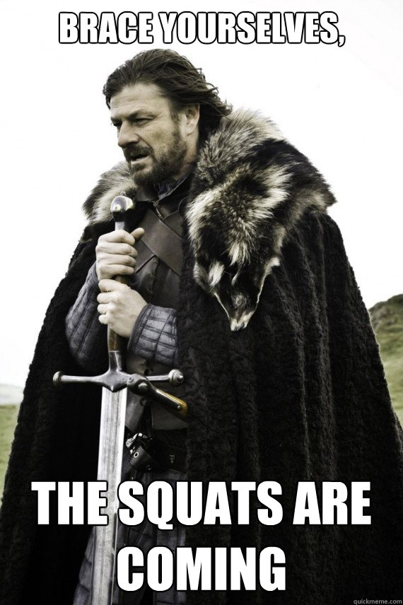 Brace yourselves, The Squats are Coming - Brace yourselves, The Squats are Coming  Brace yourself