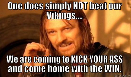 Look out Woody High, the CHAIN GANG is waiting for you! - ONE DOES SIMPLY NOT BEAT OUR VIKINGS.... WE ARE COMING TO KICK YOUR ASS AND COME HOME WITH THE WIN. Boromir