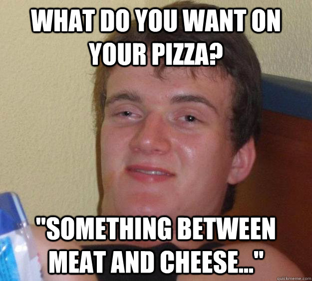 What do you want on your pizza? 