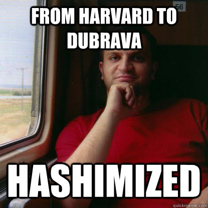 From harvard to Dubrava Hashimized  