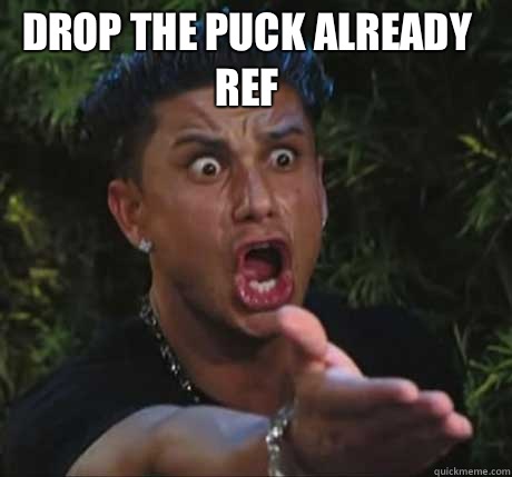 Drop the puck already ref  - Drop the puck already ref   Dj Pauly D