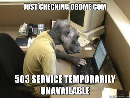 just checking obdme.com 503 Service Temporarily Unavailable - just checking obdme.com 503 Service Temporarily Unavailable  Code Monkey