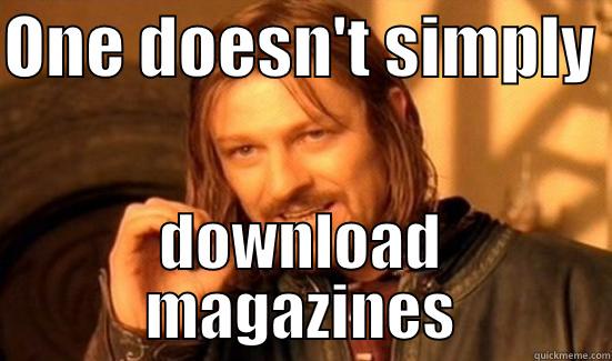 funny fon - ONE DOESN'T SIMPLY  DOWNLOAD MAGAZINES Boromir