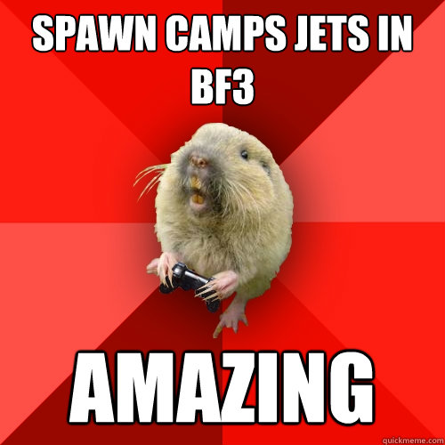 Spawn camps jets in BF3 amazing  Gaming Gopher