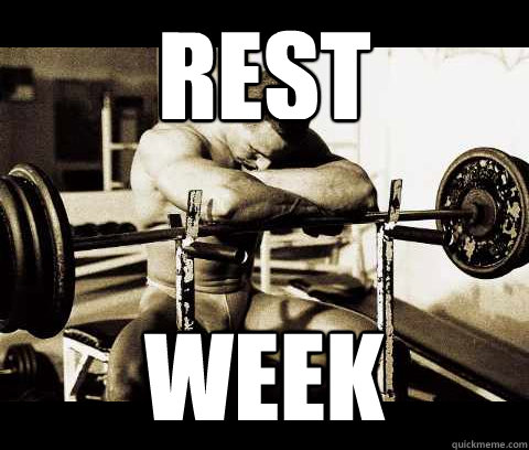 Rest Week  Bodybuilder Problems