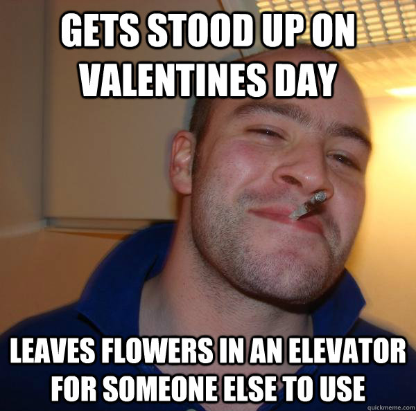 Gets stood up on valentines day leaves flowers in an elevator for someone else to use - Gets stood up on valentines day leaves flowers in an elevator for someone else to use  Misc