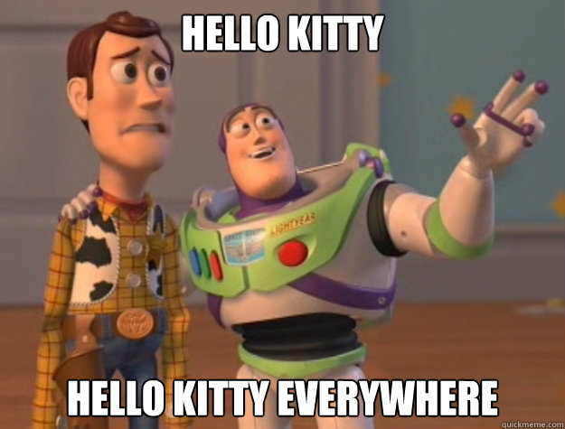 Hello Kitty Hello Kitty Everywhere  Buzz Lightyear