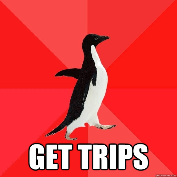  get trips  Socially Awesome Penguin