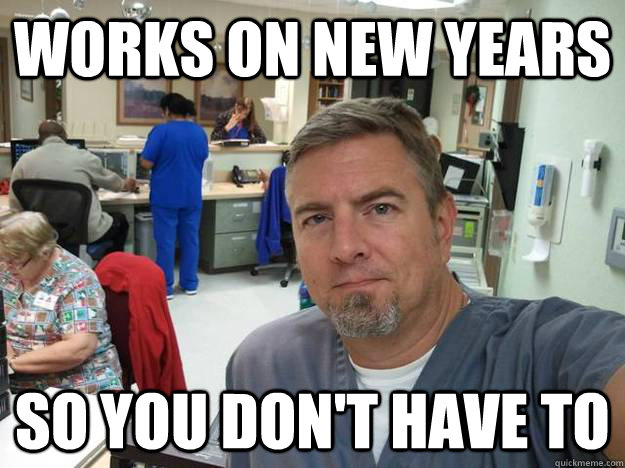 works on new years so you don't have to - works on new years so you don't have to  Hot Nurse Guy