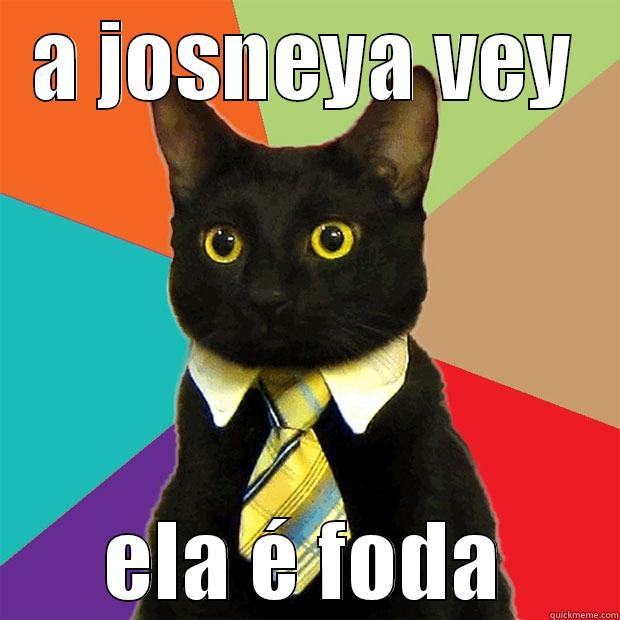 A JOSNEYA VEY ELA É FODA Business Cat